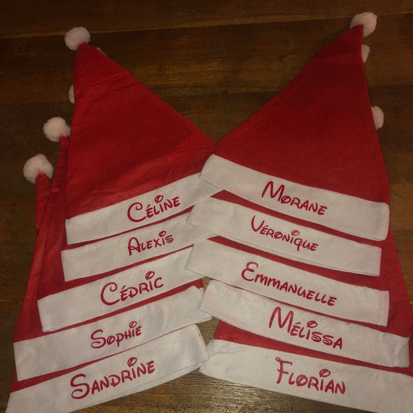 Bonnet de Noël personnalisé