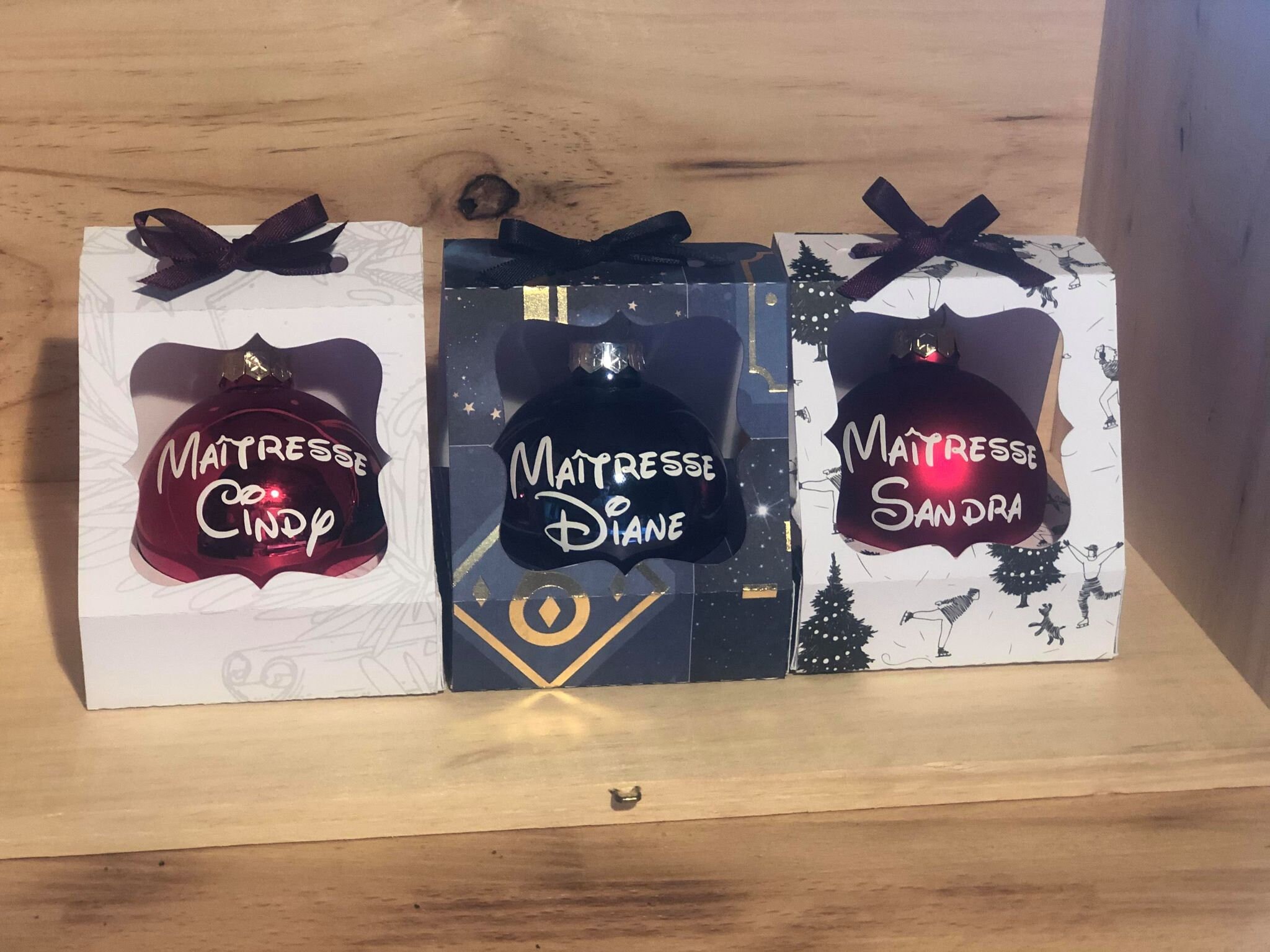 Boules de Noël Personnalisées