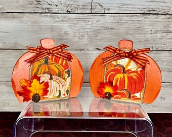 Pumpkin Centerpiece/Fall Centerpiece/Fall Pumpkin Decor/Fall Decor/Pumpkin Decor/Farmhouse Decor/Autumn Decor/Fall Table Decor/Fall