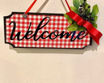 Farmhouse Decor/Welcome Sign/Country Decor/Farmhouse Wall Art/Door Decor/Wall Decor/Porch Decor/Farmhouse Decor/Country/Wall Hanging/Rustic