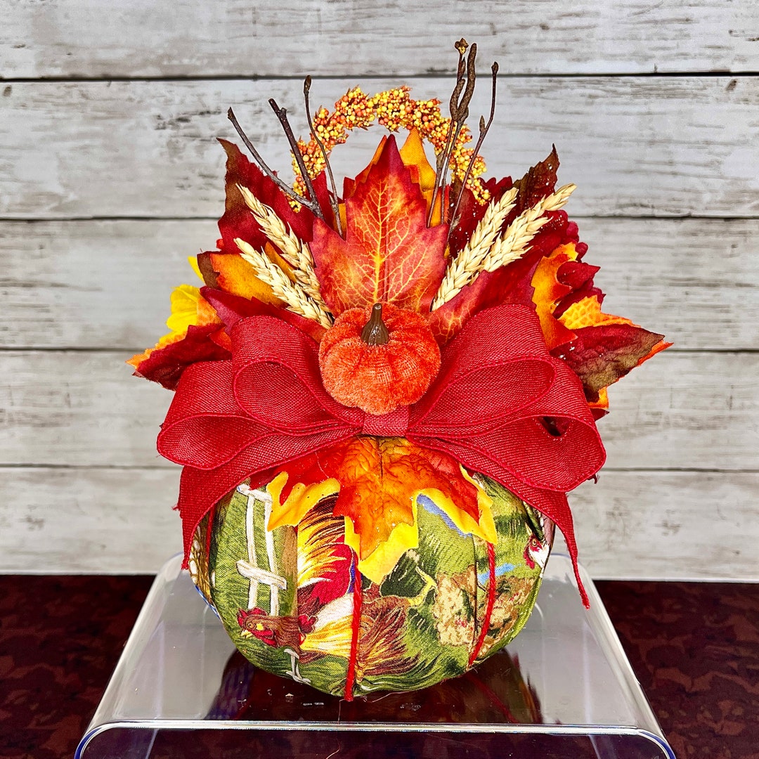 Pumpkin Centerpiece/fall Table Centerpiece/fall Pumpkin Etsy