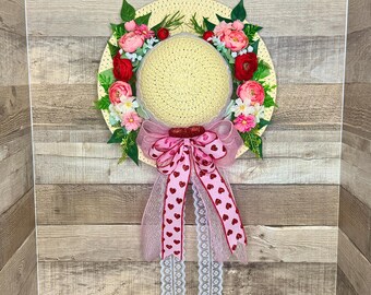 Valentines Day/Valentines Day Gift/Valentines Day Decor/Valentines Shelf Decor/Heart Wall Art/Valentines Heart/Farmhouse/Farmhouse Decor