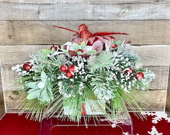 Christmas Centerpiece/Christmas Decor/Christmas Gift/Christmas Present/Farmhouse Christmas/Christmas Table Decor/Holiday Decor/Farmhouse