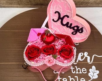 Valentines Day/Valentines Day Gift/Valentines Day Decor/Valentines Shelf Decor/Heart Wall Art/Valentines Heart/Farmhouse/Farmhouse Decor