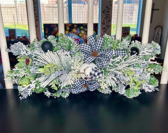 Christmas Table Centerpiece/Christmas Decor/Christmas Gift/Christmas Present/Farmhouse/Christmas Centerpiece/Holiday Decor/Christmas Table