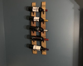 Wine barrel stave rack