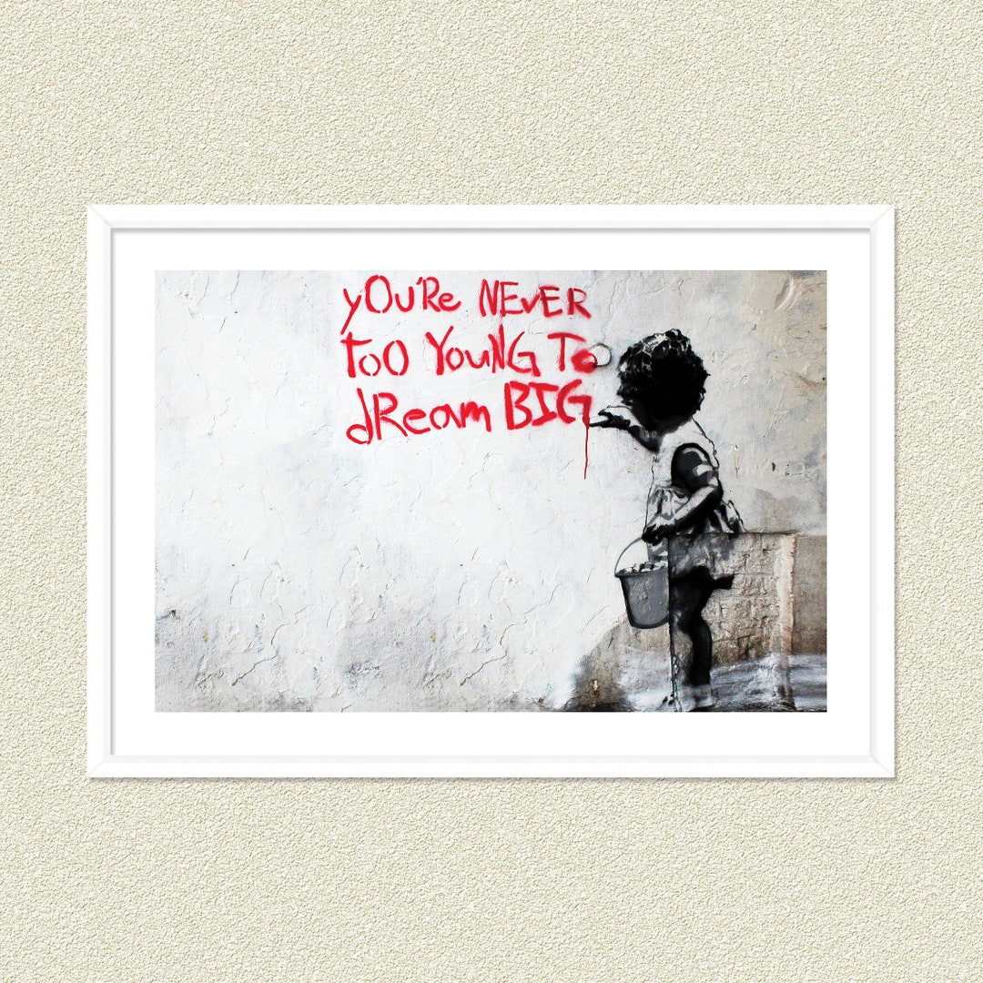 Banksy Digital Poster Banksy Printable Wall Art Banksy Etsy