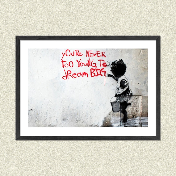 Banksy Digital Poster , Banksy Printable Wall Art , Banksy Poster