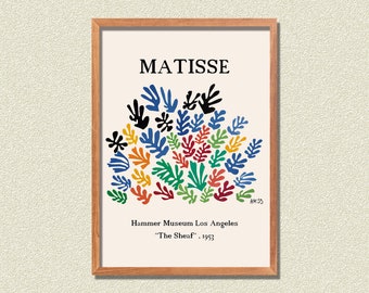 Matisse Poster , Exhibition Poster , Henri Matisse Print , Exhibition Wall Art , The Sheaf Poster , Matisse Wall Art , Gallery Wall Art