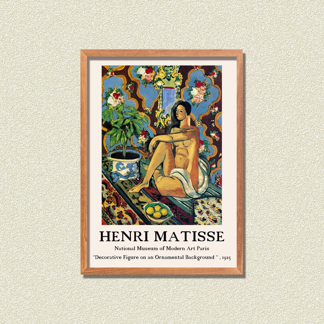 Matisse Poster , Exhibition Poster , Matisse Art Print , Decorative