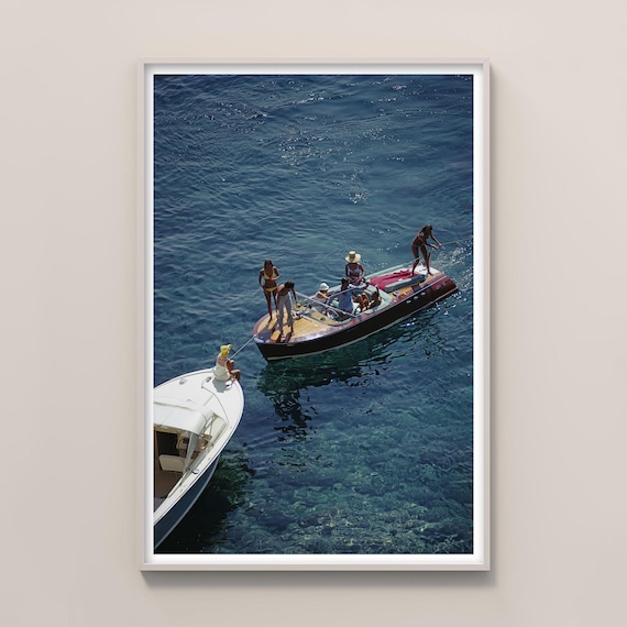 Slim aarons Porto Ercole Print Poster , Vintage Photography Print , High Society Photo Print , Museum Quality Photo Print