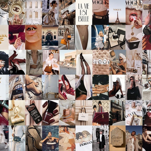 Boujee Fashion Aesthetic Wall Collage Kit Fashion Aesthetics | Etsy
