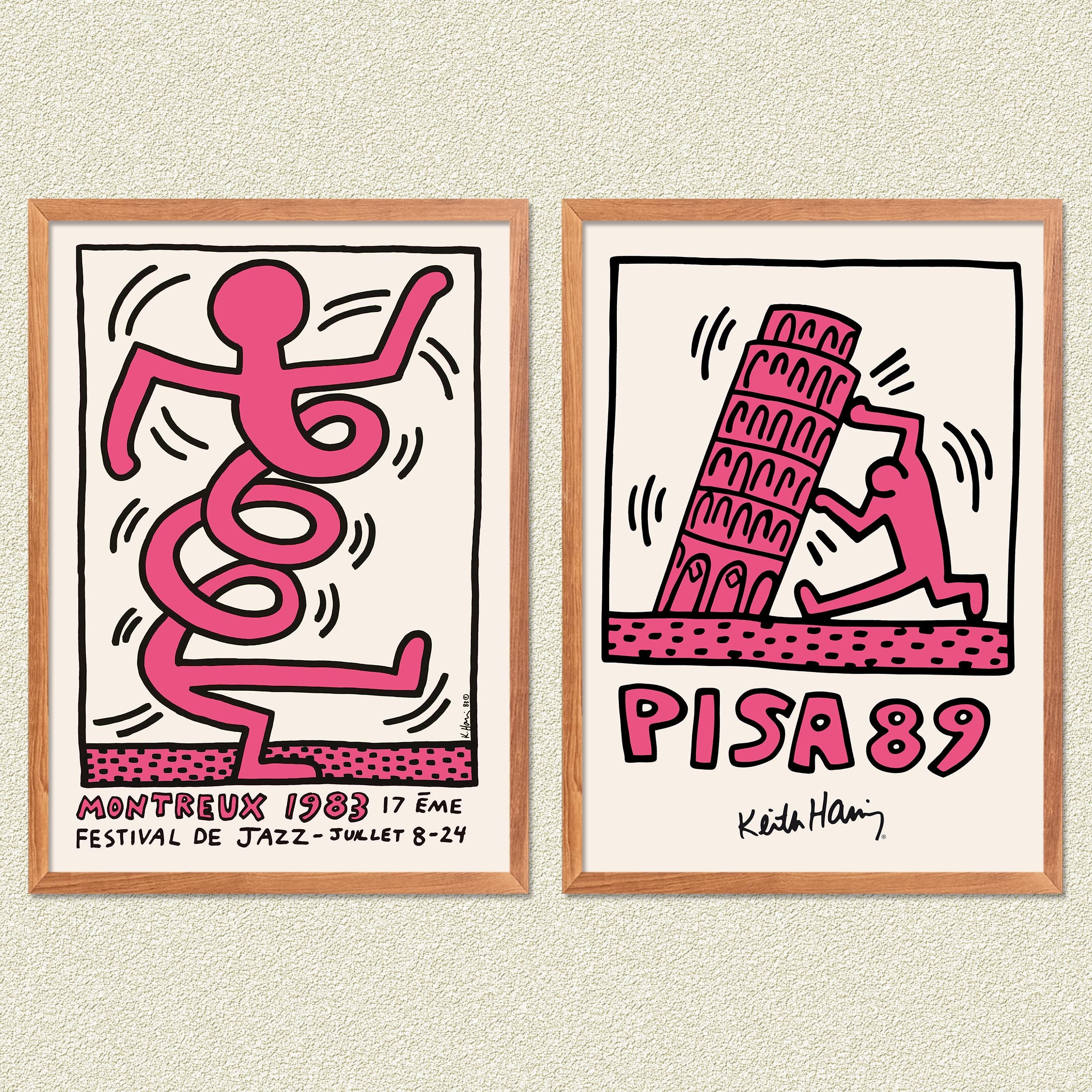 Keith Haring Digital Print Set of 9 Printable Gallery Wall Etsy