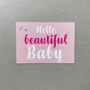 Tarjeta de bebé | Tarjeta de nacimiento | Tarjetas de felicitación | Regalo de nacimiento | Tarjeta de felicitación | Tarjeta de nacimiento | idea de regalo de nacimiento | fiesta de bienvenida al bebé |