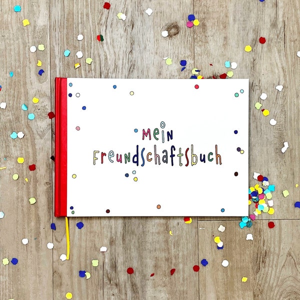 Einschulungsgeschenk | Geschenk zur Einschulung| Freundebuch Grundschule | Kindergartenfreundebuch | Geschenkidee Kinder | Freundschaftsbuch