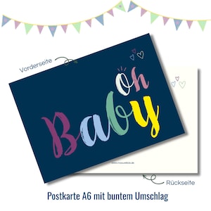 Babykarte | Karte Babyparty | Karte Babyshower | Geburtskarten | Baby Karte Geburt |Babykarten Geburt|Geschenkidee zur Geburt|Grußkarte Baby