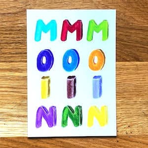 Greeting card MOIN birthday postcard card Hamburg Nordic gift card Moinmoin Hanseatic friendship friends gift enrollment