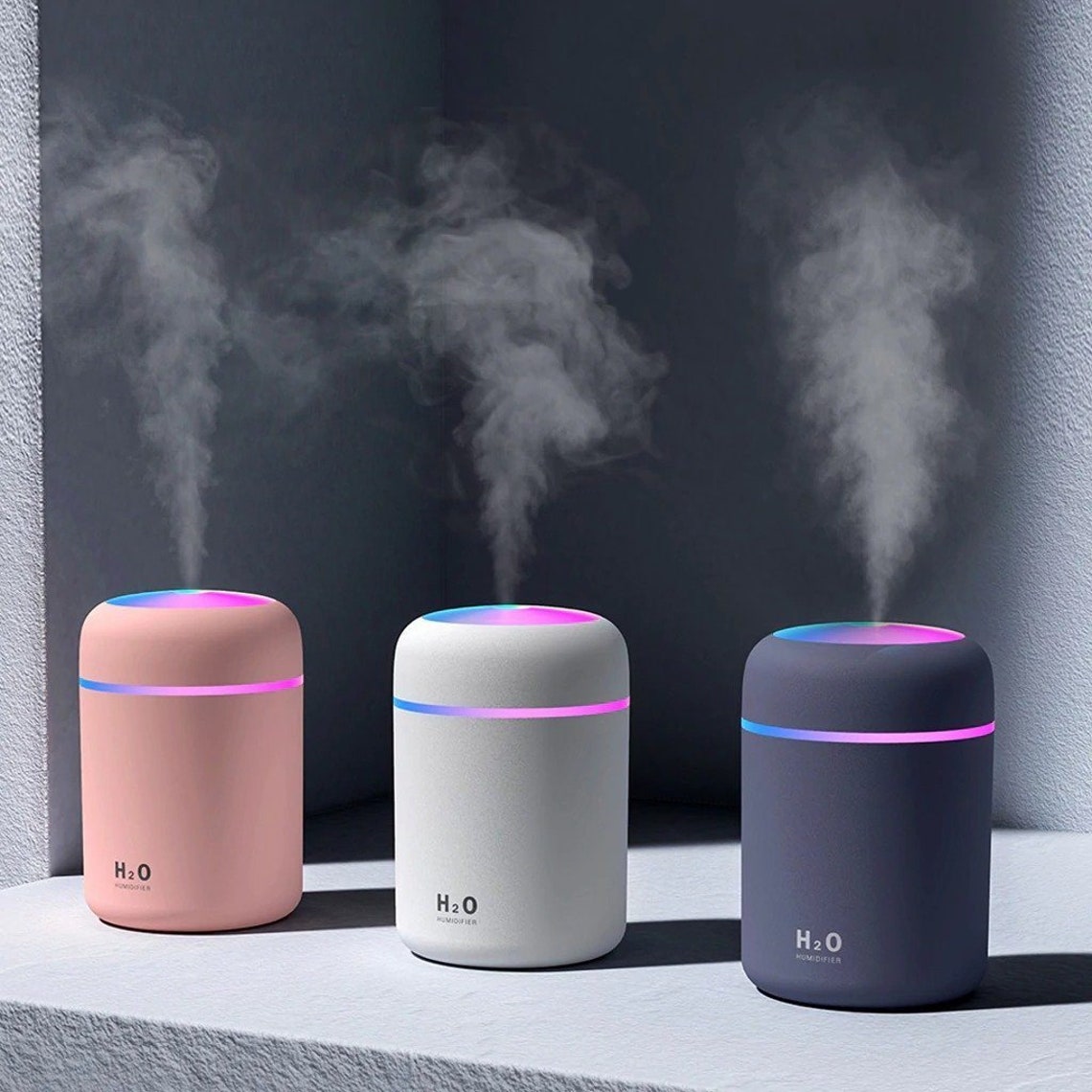 HUMIDIFIER DIFFUSER AIR Humidifier H2O 7 Color Led Light Etsy