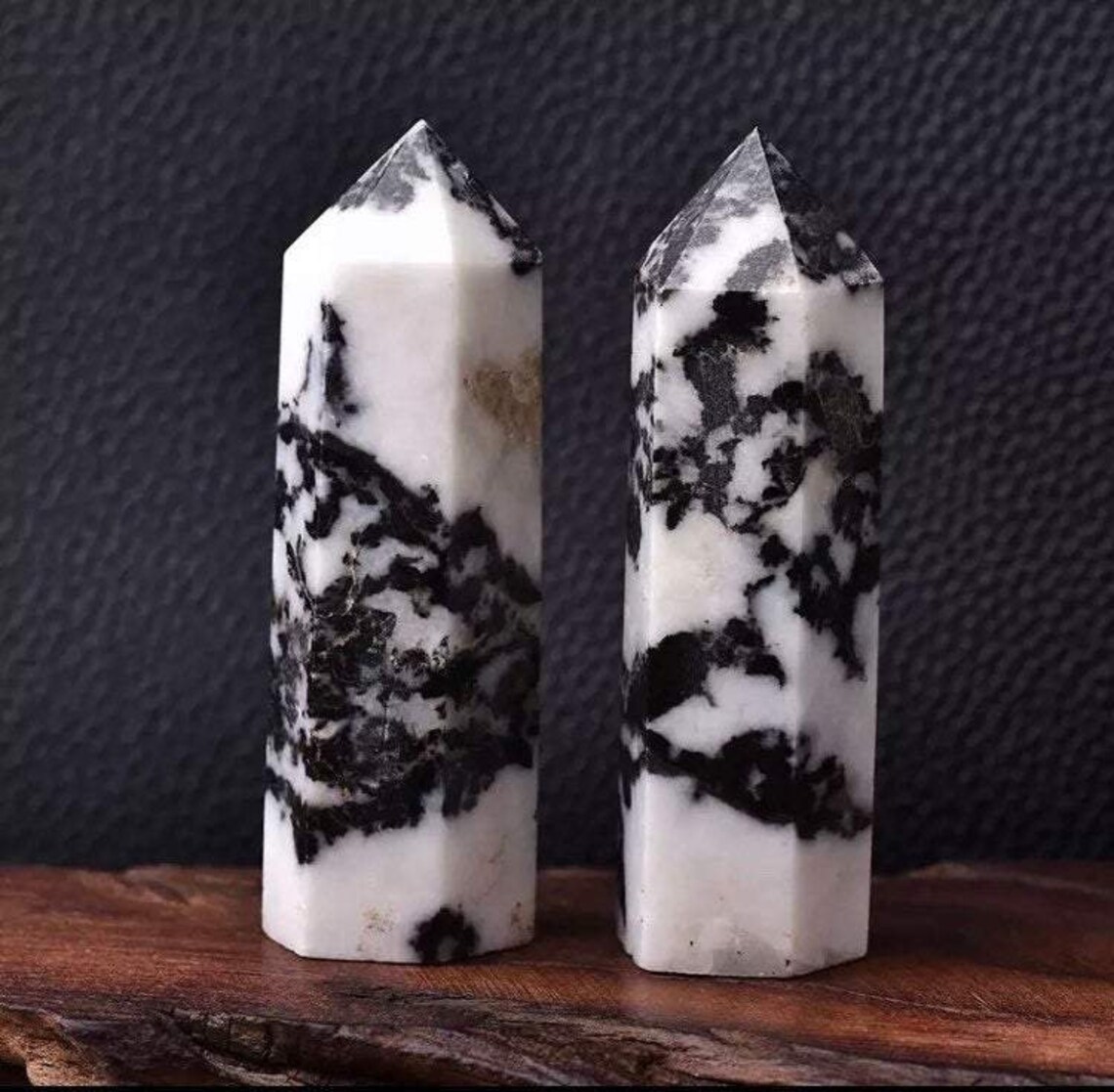 Zebra Jasper crystal point Zebra crystal tower zebra Crystal Etsy