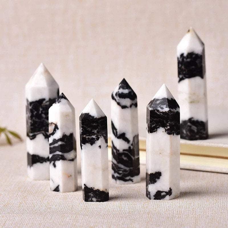 Zebra Jasper crystal point Zebra crystal tower zebra Crystal Etsy