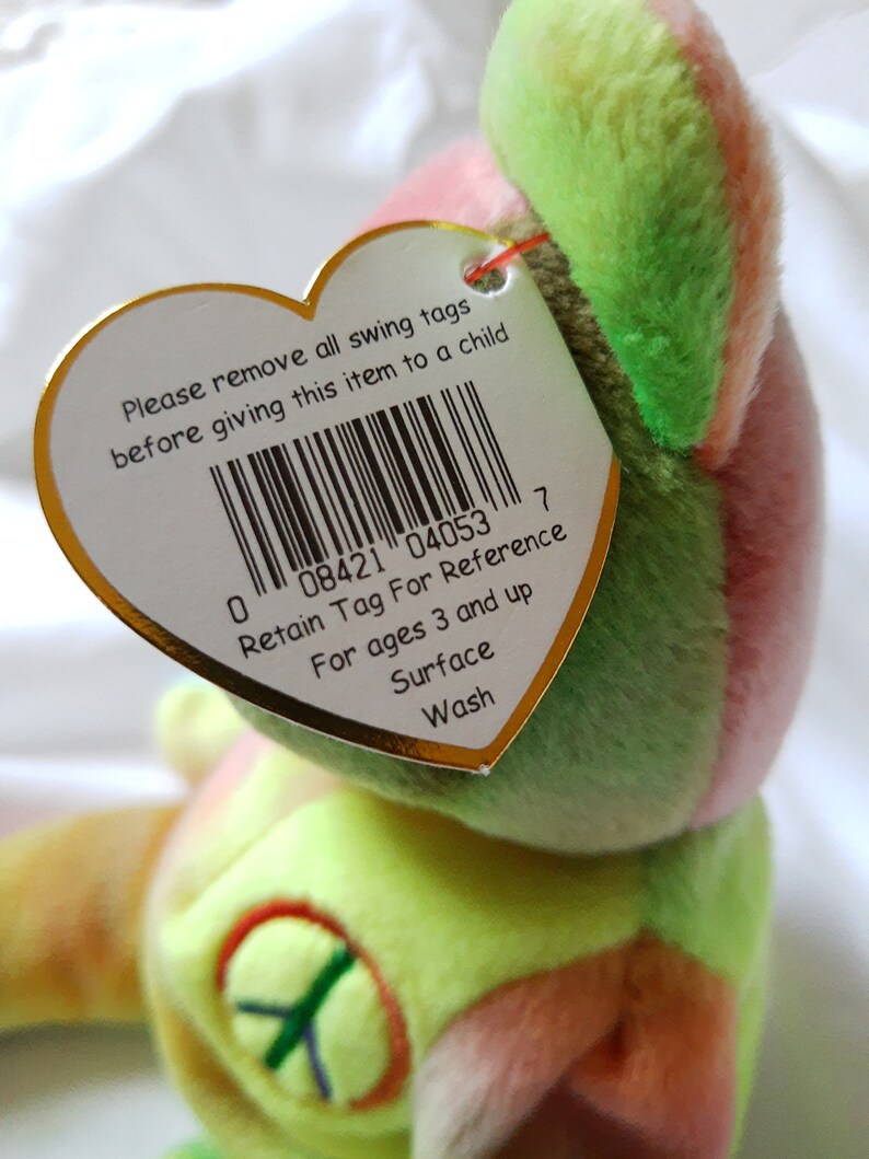 Rare Beanie Baby Peace with Tag errors Etsy