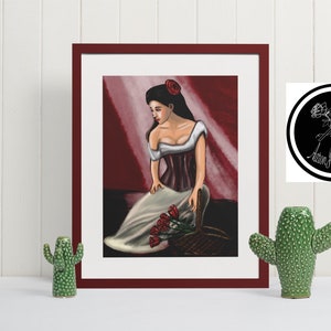 Angel of Music Art Print 9x11 or 11x14 Inches