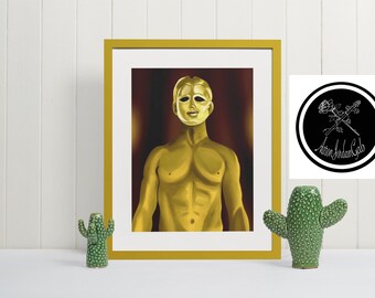 Apollo Art Print 9x11 or 11x14 Inches
