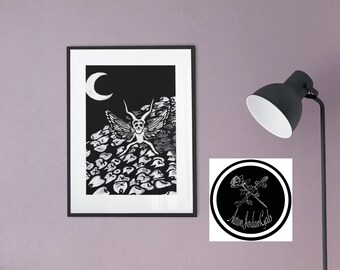 Tooth Fairy Art Print 9x11 or 11x14 Inches