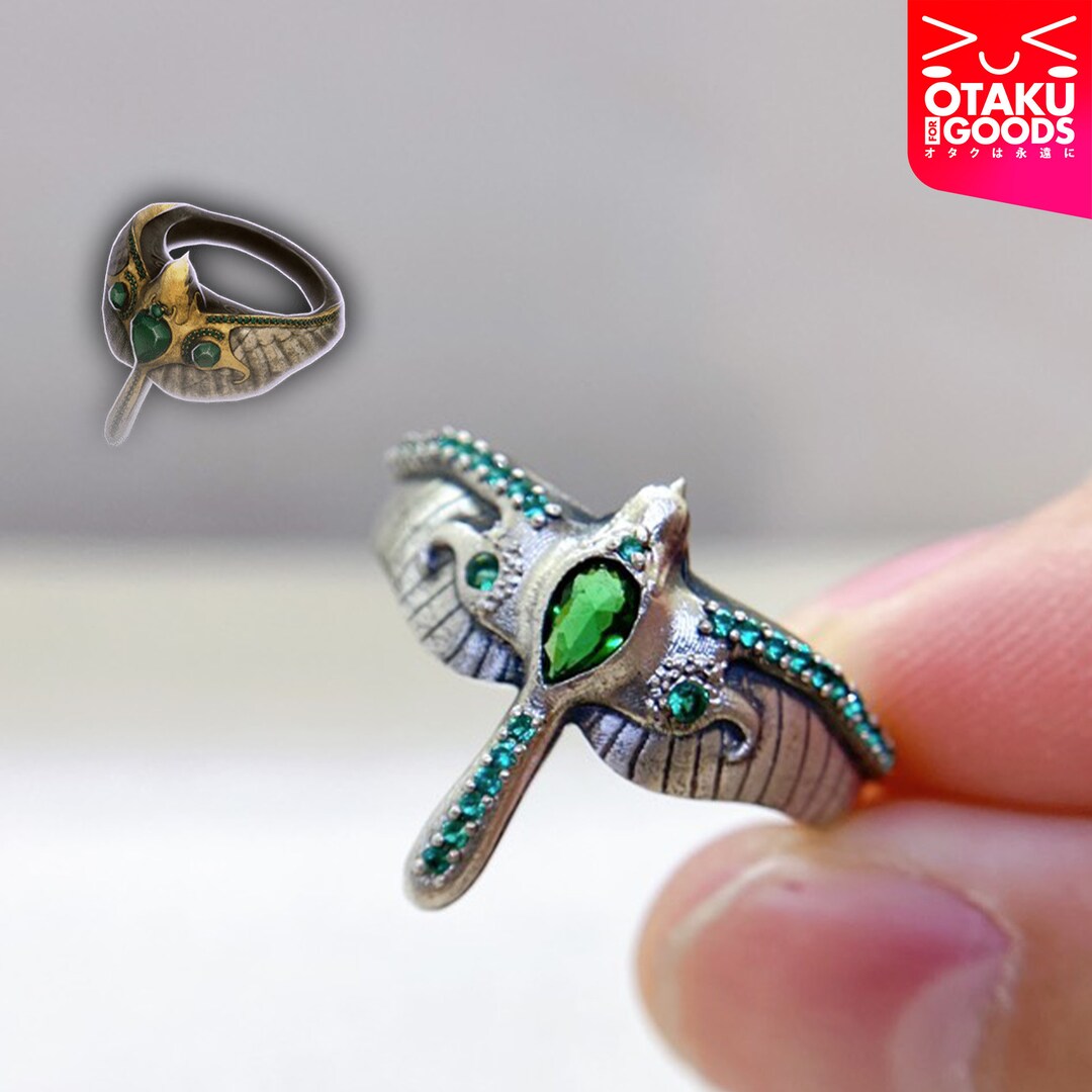 Fanmade Baldur's Gate 3 Ring of Evasion Custom 950 Silver Ring Handmade