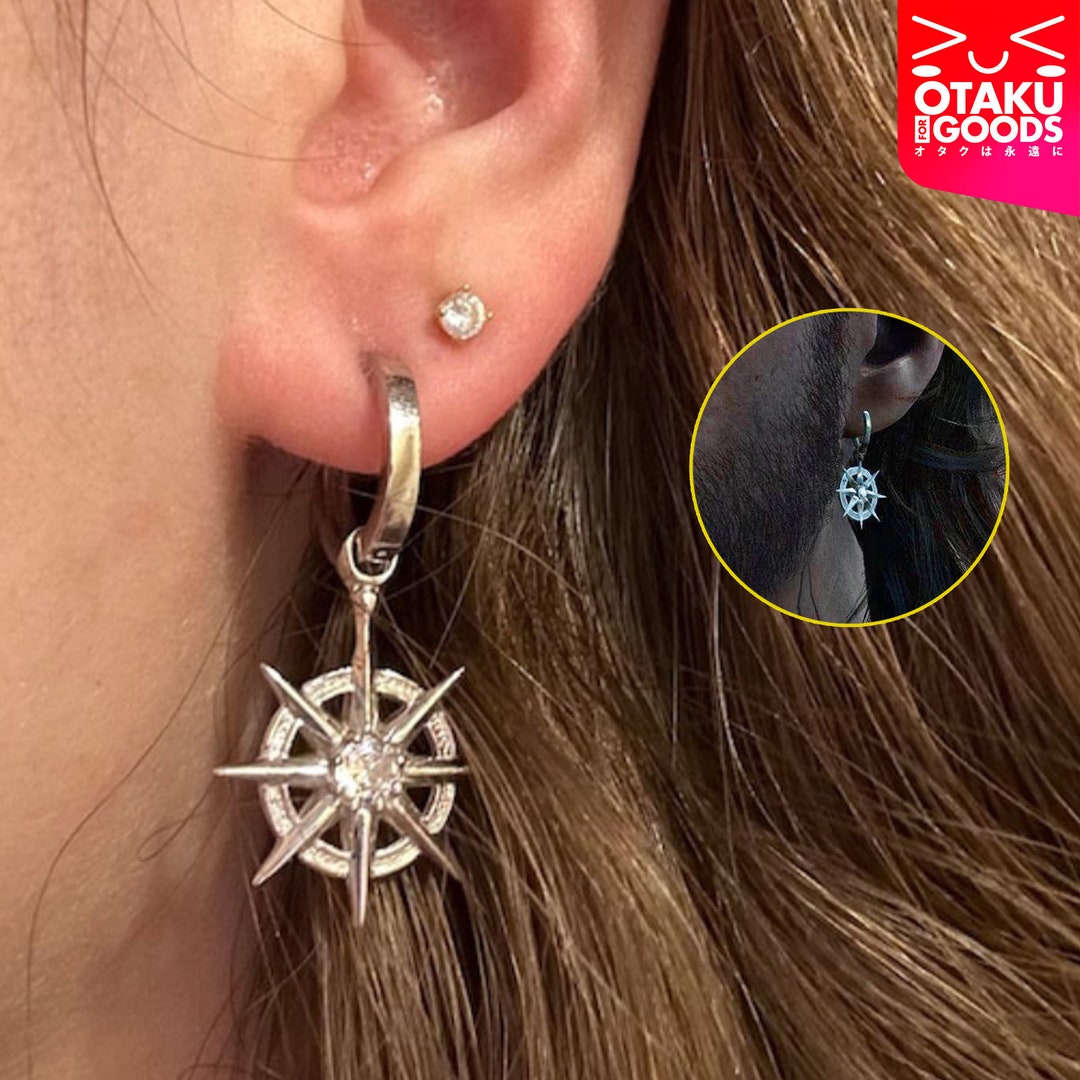 Fanmade Baldur's Gate 3 Gale's Earring Handmade Silver , Baldur's Gate