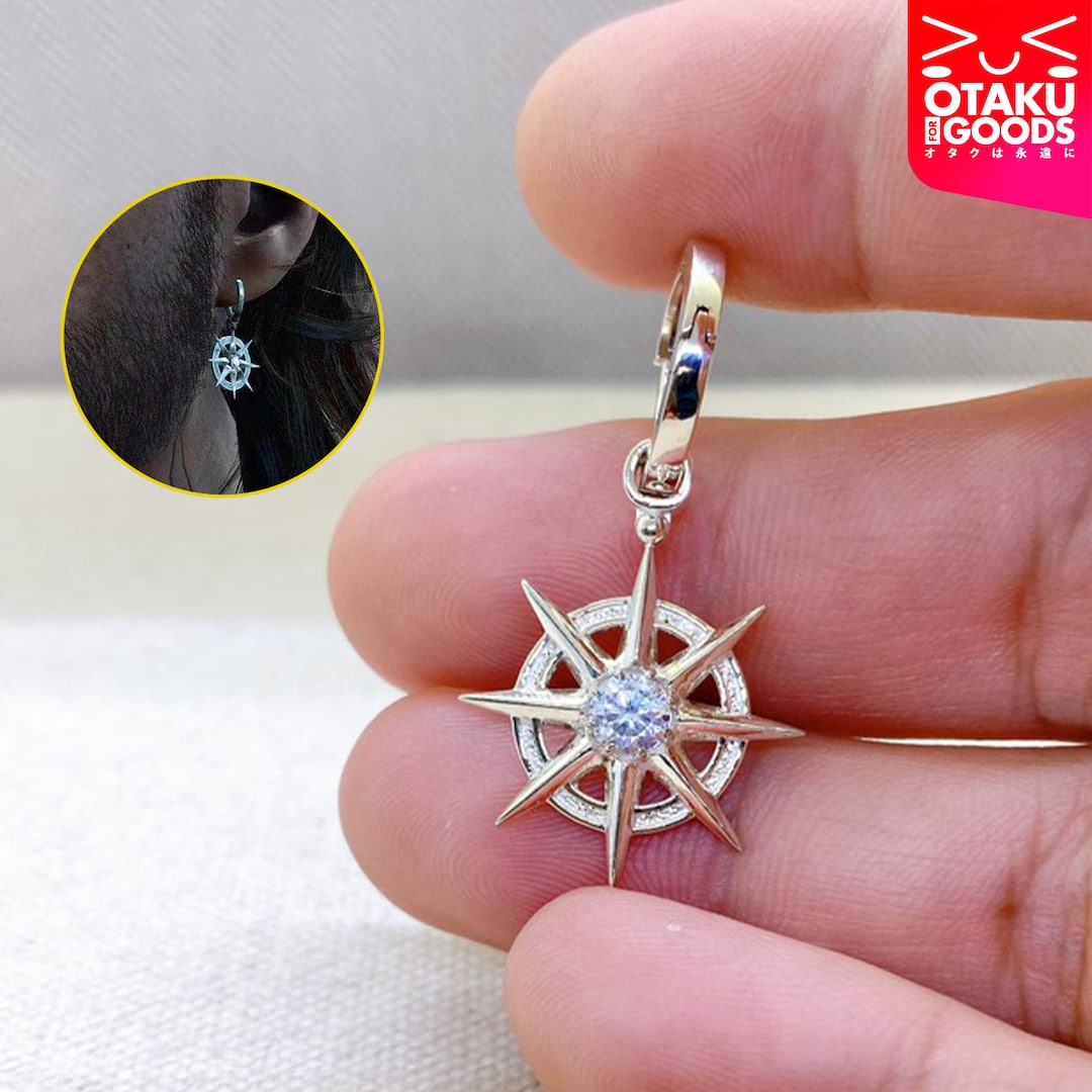 Fanmade Baldur's Gate 3 Gale's Earring Handmade Silver , Baldur's Gate