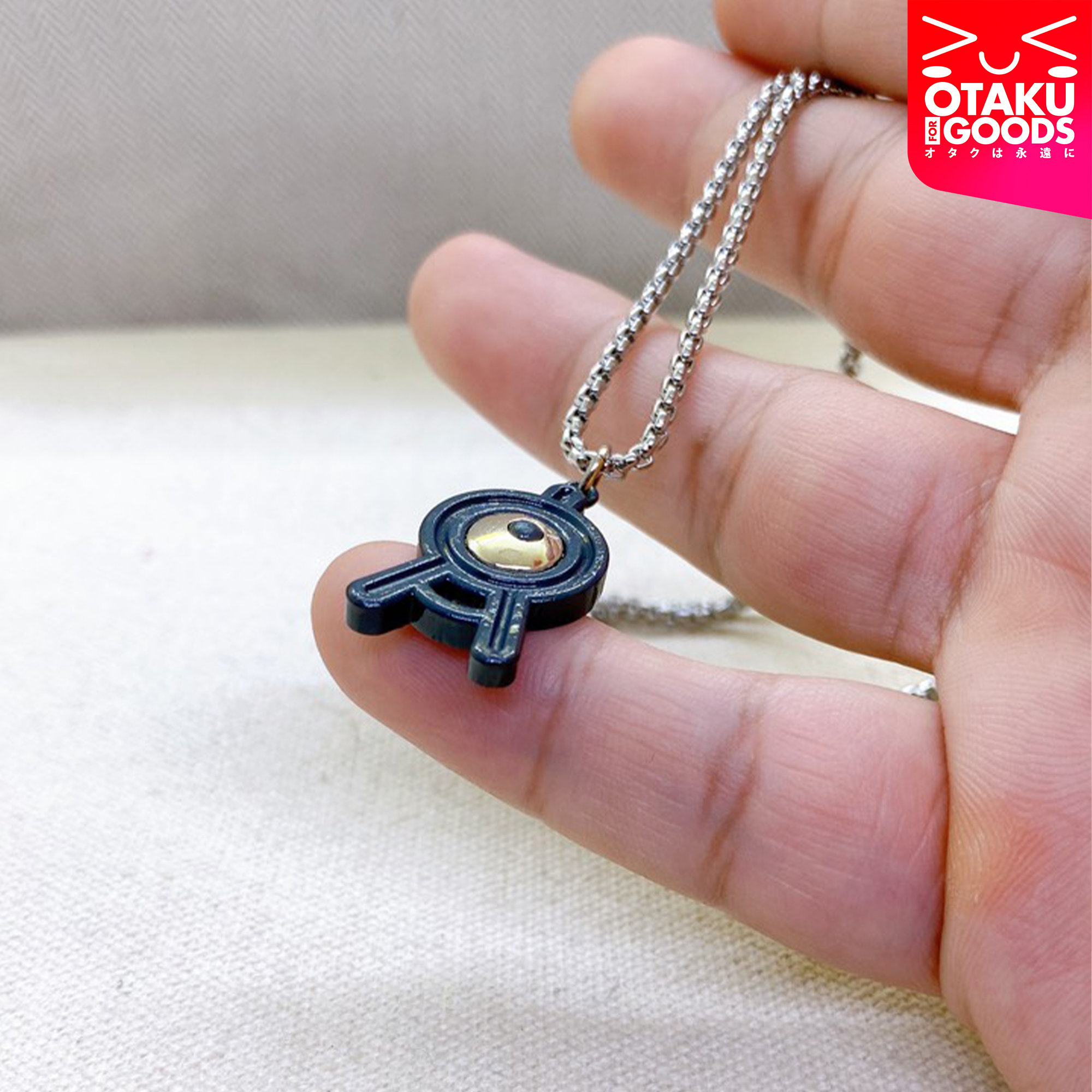 Fanmade Unown Necklace Pokemon Handmade Silver 950 Unknown 
