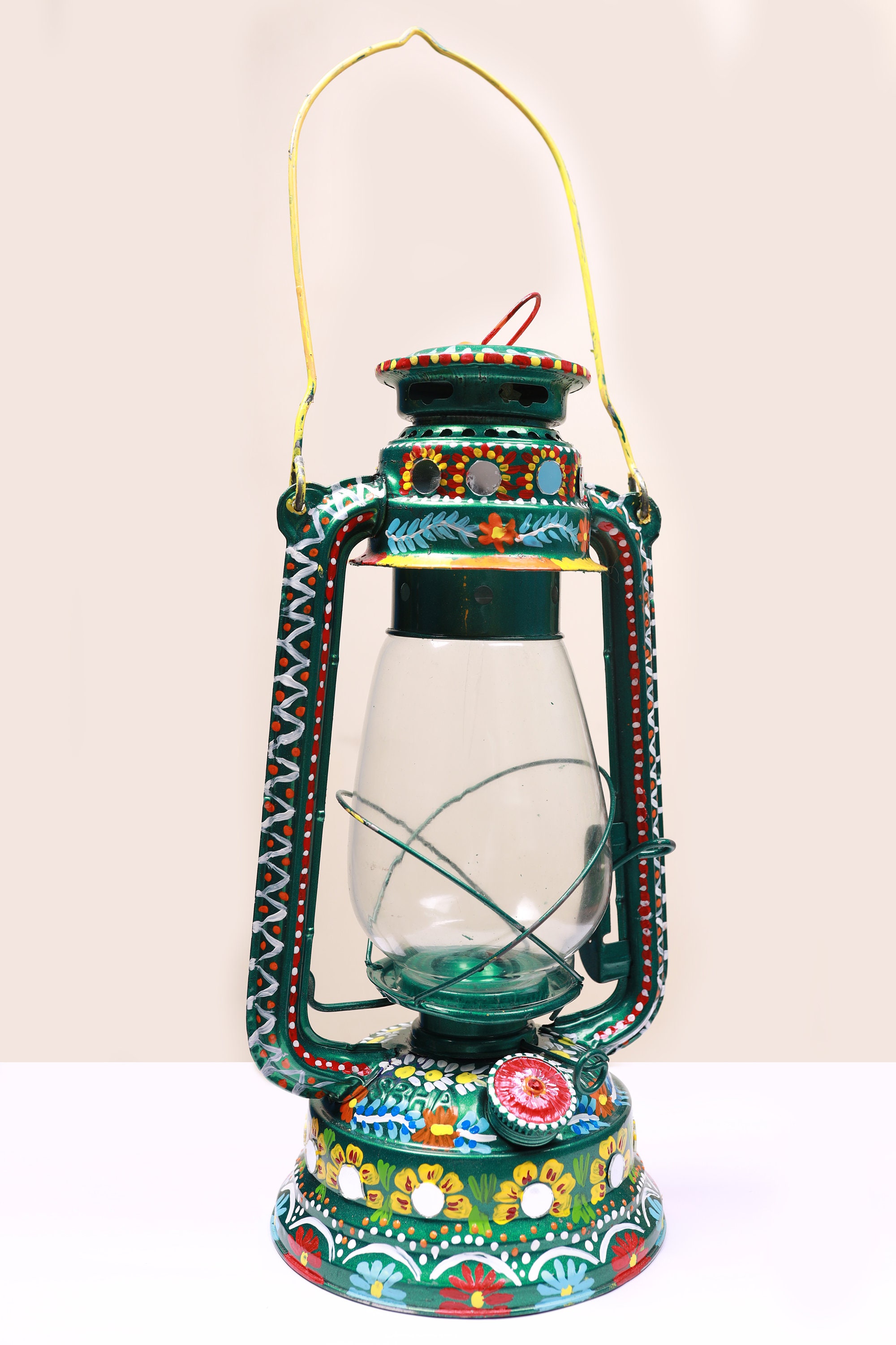 Painted lantern discount