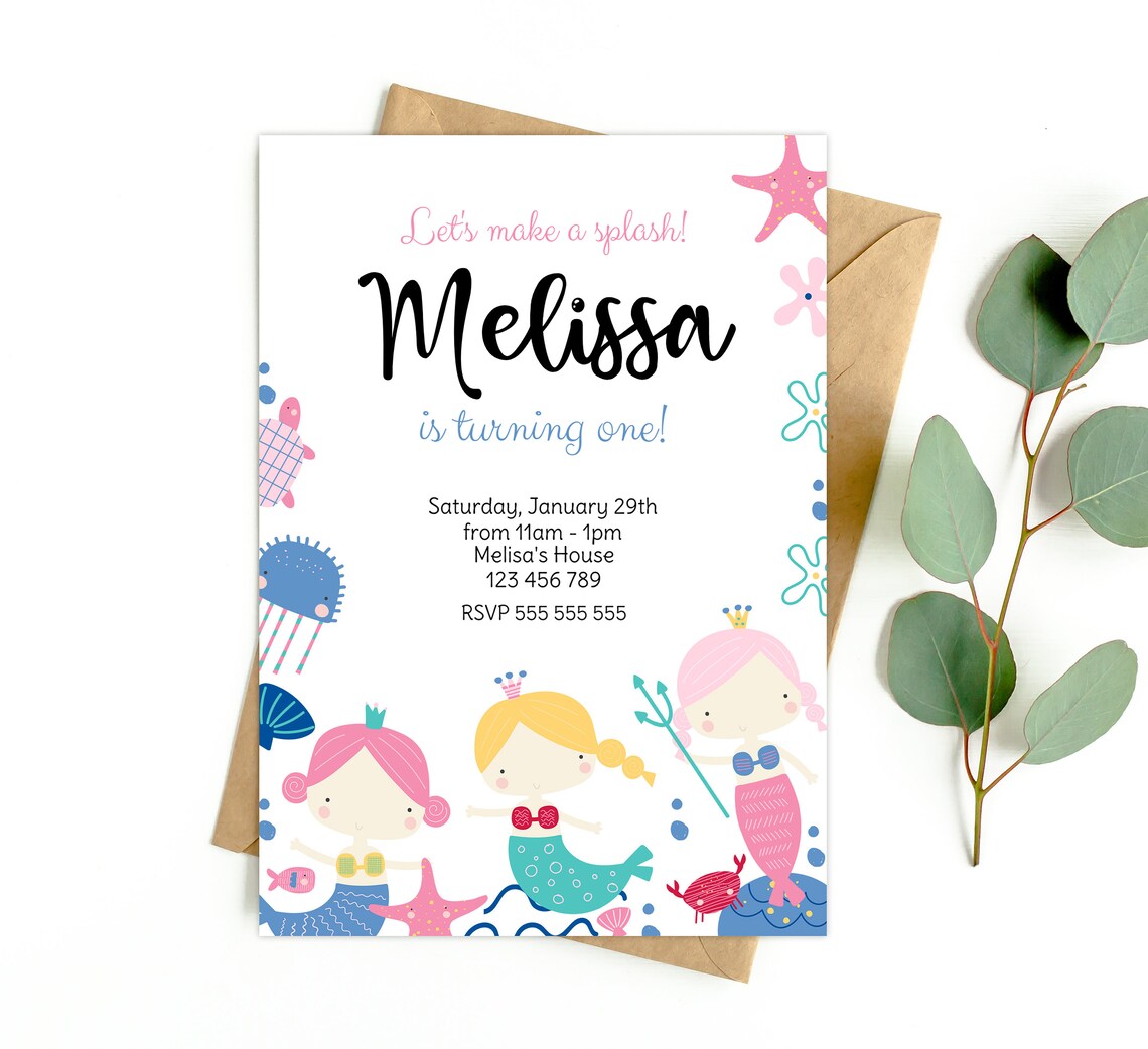 Custom Invitation Design Digital File Custom Invitations Etsy