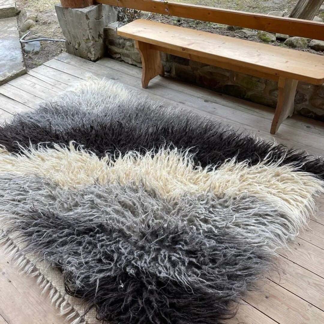 Rugs for Bedroom Aesthetic Rugs for Living Room Gray Fluffy Etsy