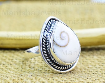 Anello In Argento Fatti A Mano In Tormalina Bi-Color Facettata