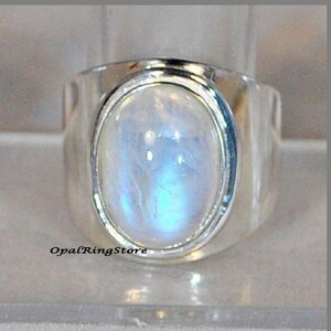 Moonstone Ring 925 Sterling Silver Ring Handmade Ring Boho - Etsy