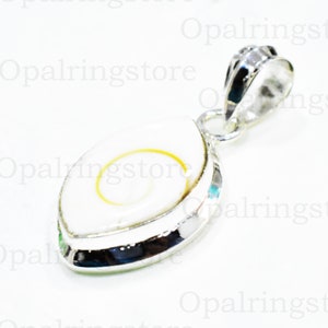 Sterling Silver Shiva Shell Pendant: Handmade Gemstone Jewelry