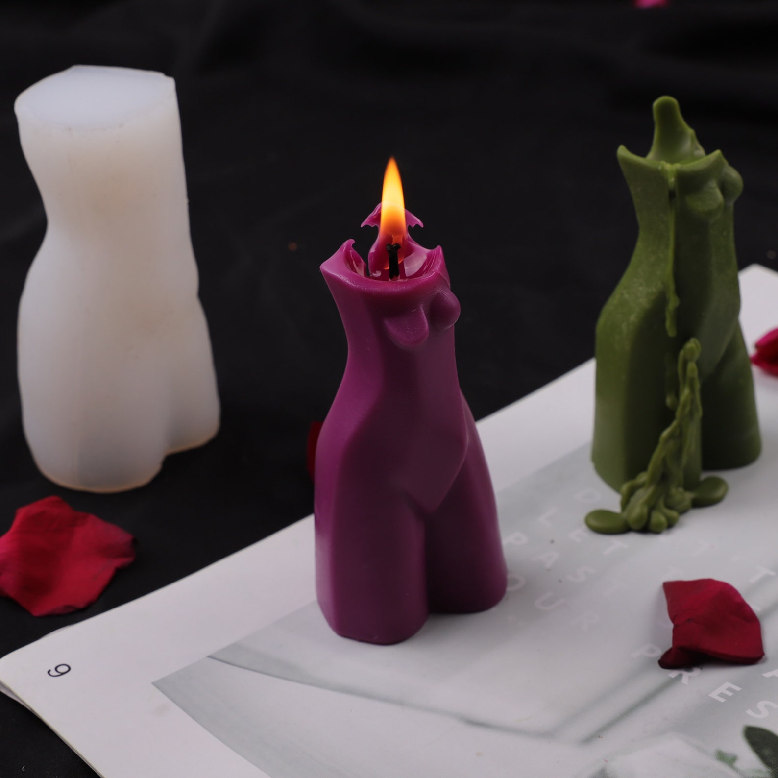 Abstract Human Body Candle Mold Nordic Style Candle Silicone Etsy