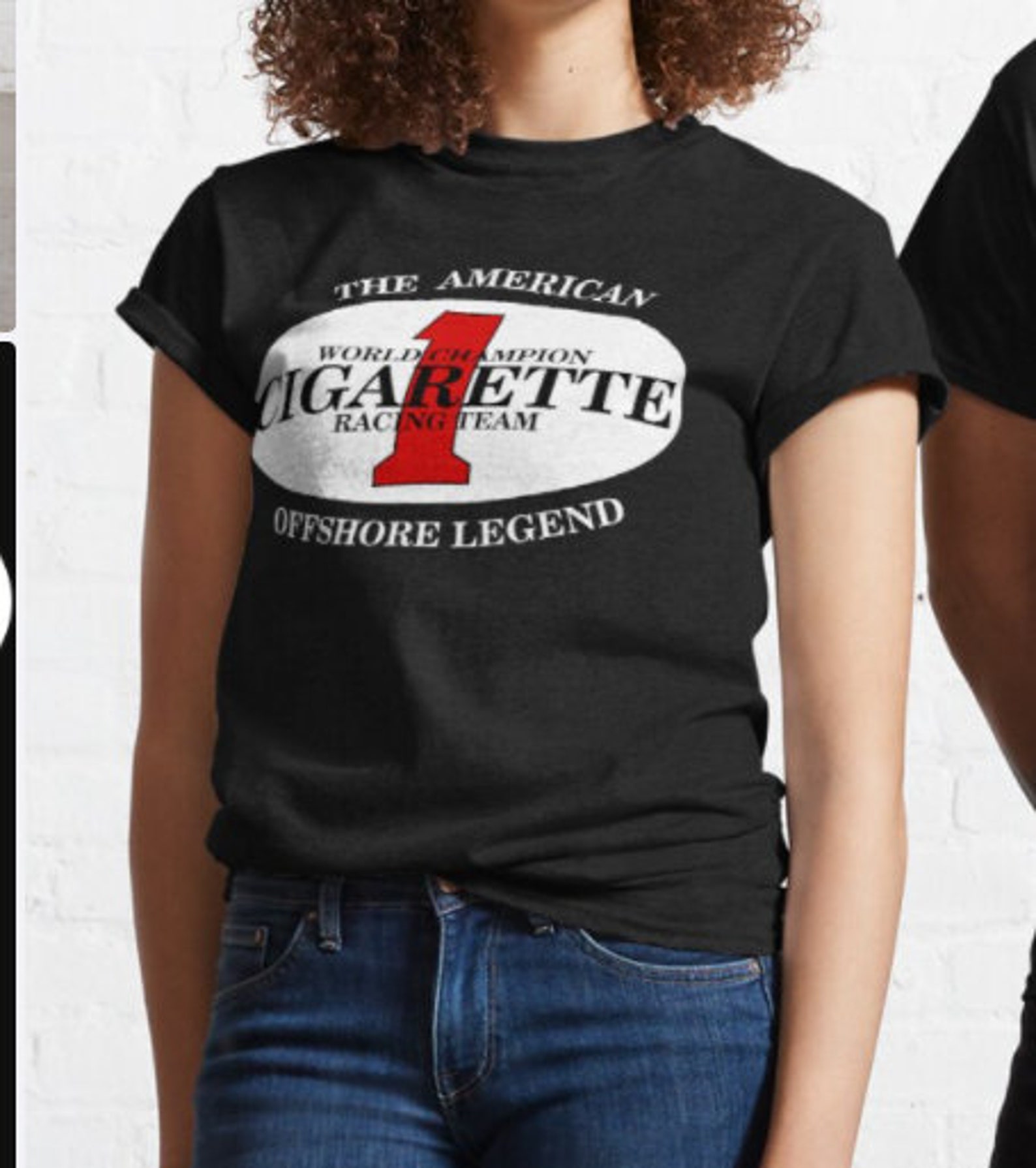 Cigarette Racing Team Power Boats BACK SIDE Classic TShirt Etsy