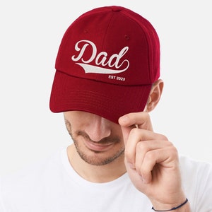 Custom Dad Embroidered Hat, Dad Est Hat, Fathers Day Hat, Dad Hat Embroidered, Fathers Day Gift, Dad Gift, Dad Baseball Hat, Dad Cap