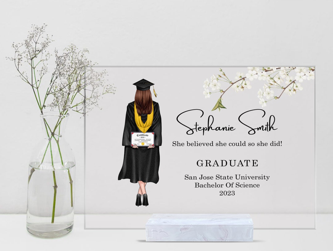 Custom Graduation Gifts, Graduation Plaque, Class of 2024 Plaque