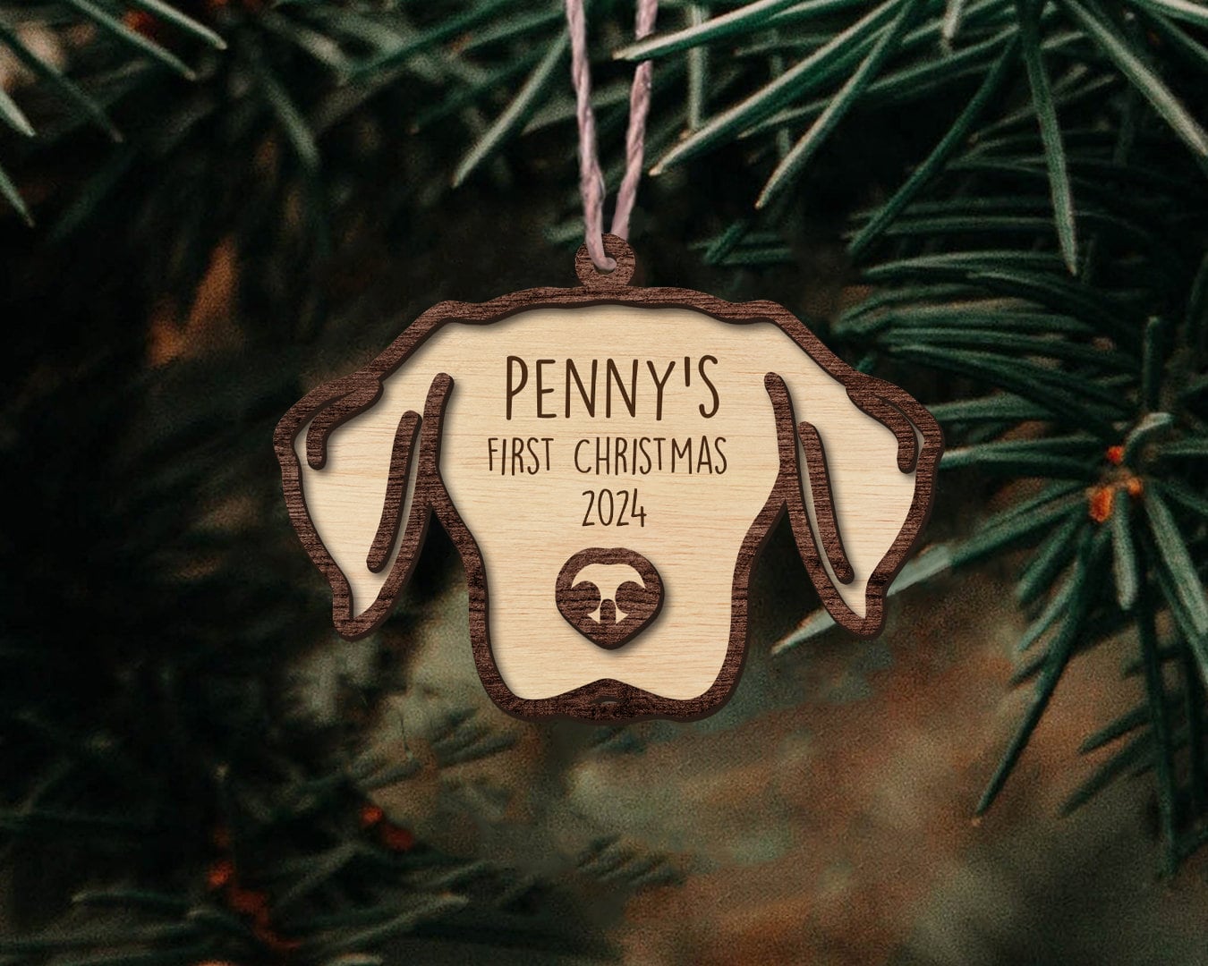 Personalized Dog Ornament, Dog First Christmas Ornament, Dog Lover Gift, Pet Ornament, Dog Lover Christmas Gift, Dog Ornament, Dog Gifts