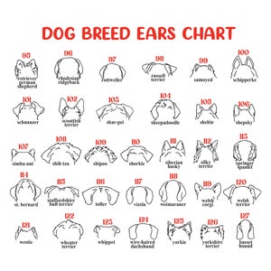 Custom Dog Ears Embroidered Sweatshirt, Outline Ears Dog Mama ...