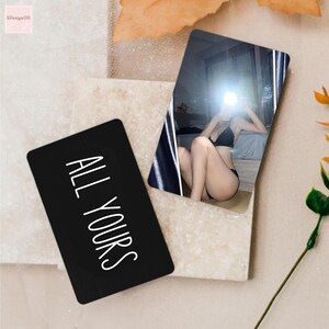 Custom Boudoir Metal Wallet Card Gift for Him, Custom Thick Metal Card, Valentine Wallet Card, Personalized Card, Husband Gift Wife Gift