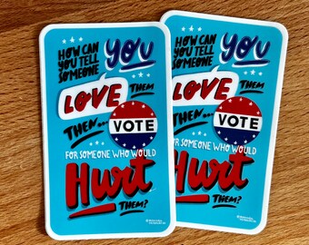Vote Sticker - 2 Pack