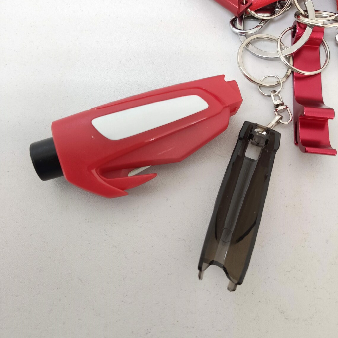 Safety keychains alarm flashlight keychain for women Etsy