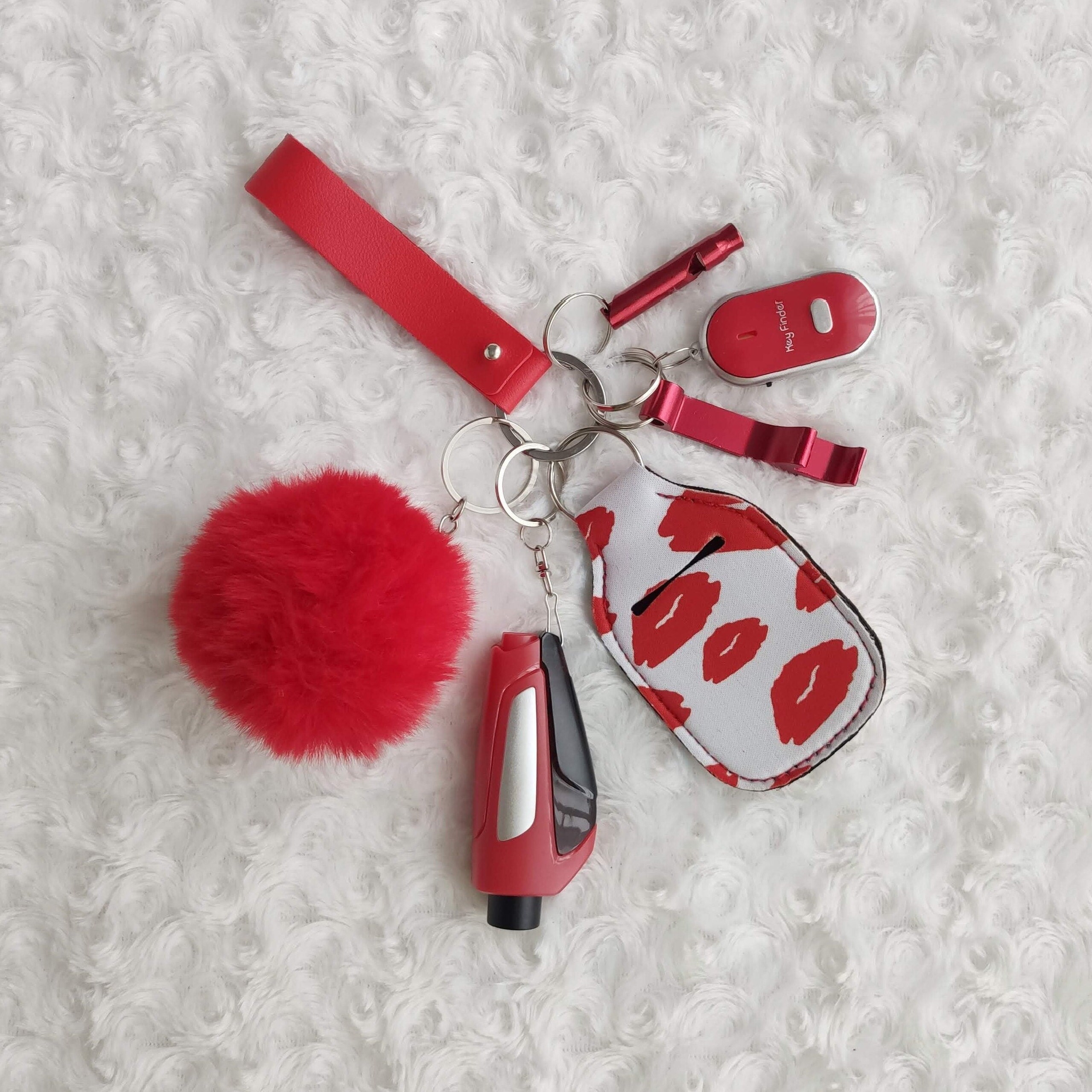 Safety keychains alarm cute accessories moms flashlight Etsy