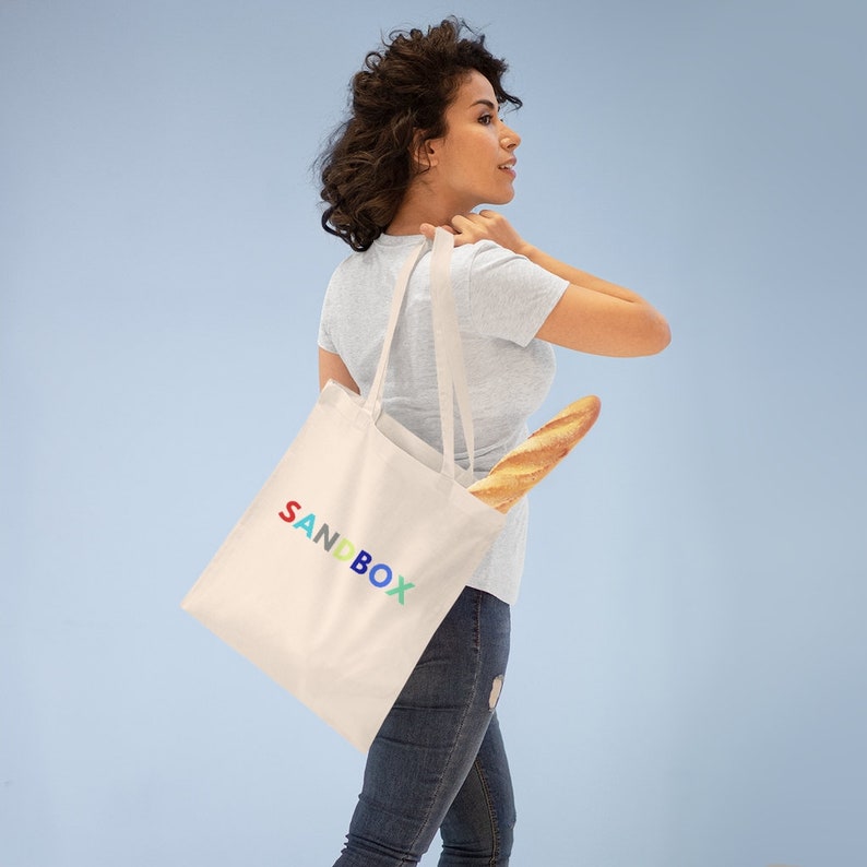 Start-Up 2020 KDrama Sandbox Colorful Logo White Tote Bag | Etsy