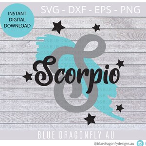 Scorpio SVG - Star Sign SVG - Astrology SVG - Zodiac Svg - Birthday Svg - svg for Cricut